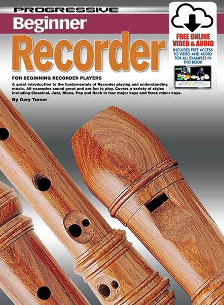 Progressive Beginner Recorder Book/Online Video & Audio