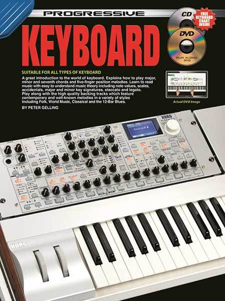 Progressive Keyboard Book/CD/DVD