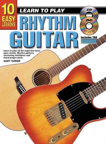 10 Easy Lessons Learn To Play Rhythm Book/CD/DVD