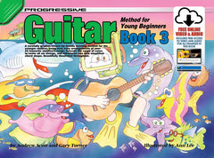 Progressive Guitar Method 3 for Young Beginners Book/Online Video & Audio