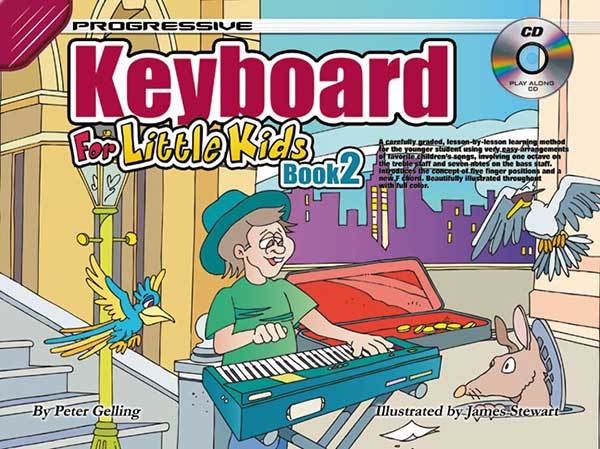 Progressive Keyboard Book 2 for Little Kids Book/CD