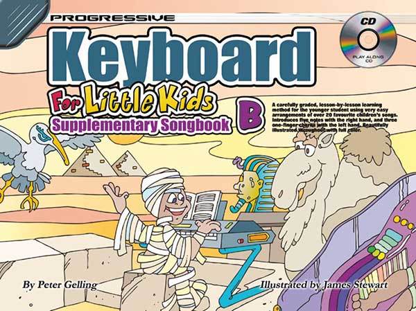 Progressive Keyboard for Little Kids Supplementary Songbook B Book/CD