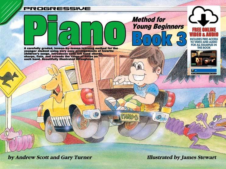 Progressive Piano Book 3 for Young Beginners Book/Online Video & Audio