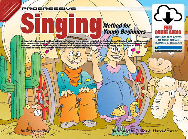 Progressive Singing Method for Young Beginners Book/Online Audio