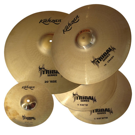 Kahzan 'Tribal Series' Cymbal Pack (14"/18"/20")-KP-TRIB3-14-18-20