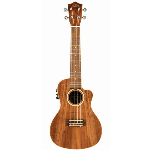 Lanikai Acacia Solid Top Series Concert AC/EL Ukulele in Natural Satin Finish