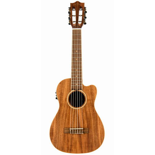 Lanikai Acacia Solid Top Series Guitalele AC/EL in Natural Satin Finish