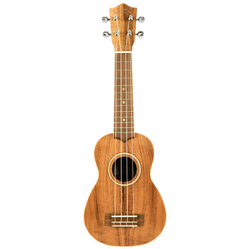 Lanikai Acacia Solid Top Series Soprano Ukulele in Natural Satin Finish