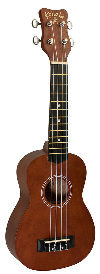 Kohala Akamai Series Soprano Ukulele in Natural Satin Finish with Binding