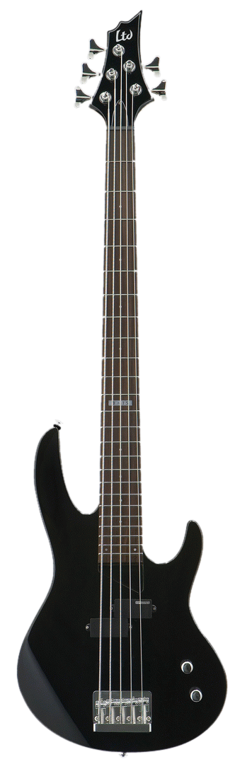 LTD BASS GUITAR 5 STRING BLACK SATIN