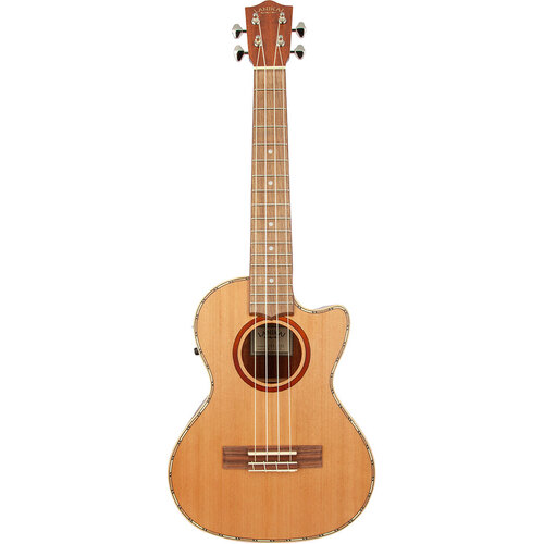 Lanikai Cedar Series Tenor AC/EL Ukulele in Natural Satin Finish