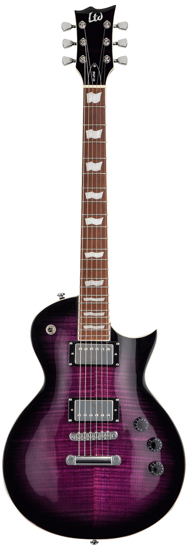 LTD EC-256 SEE THRU PURPLE BURST