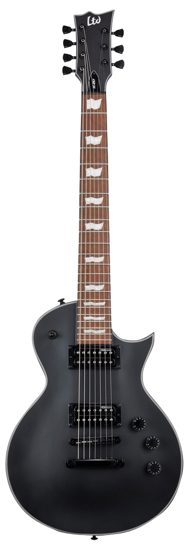 LTD EC-257 BLACK SATIN 7 STRING