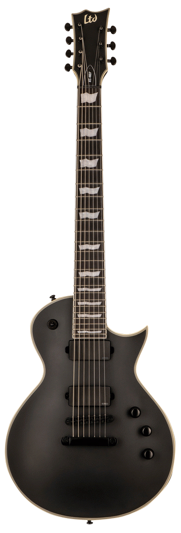 LTD EC-407 BLK SATIN 7 STRING W/EMG