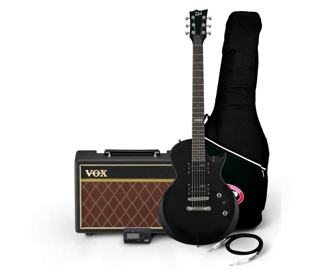 ESP LTD EC 10 KIT GUITAR PACK WITH VOX PATHFINDER AND KORG TUNER