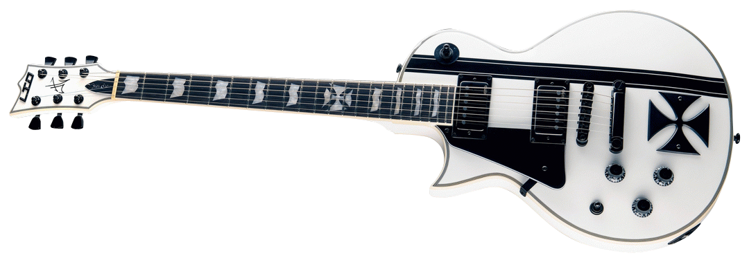 LTD JAMES HETFIELD IRON CROSS SNOW WH LEFT H