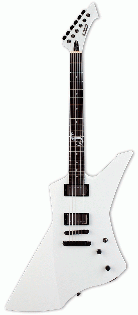 LTD JAMES HETFIELD SNAKEBYTE WHITE