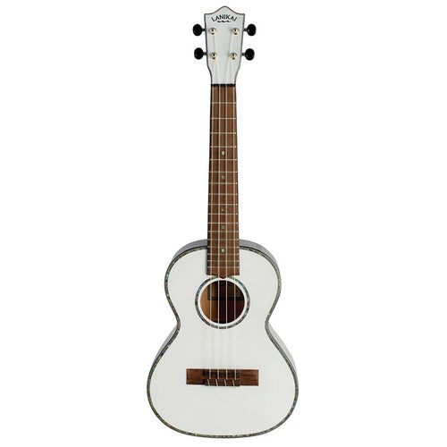 Lanikai Julia Michaels Signature Tenor Ukulele in White Pearl Finish