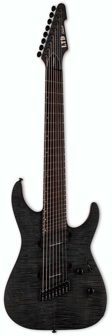 LTD M-1008 MULTISCALE FM BLKS 8 STRING