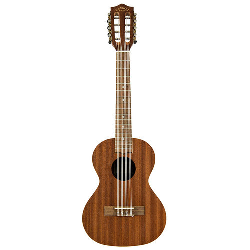 Lanikai Mahogany Series 8-String Tenor Ukulele in Natural Satin Finish