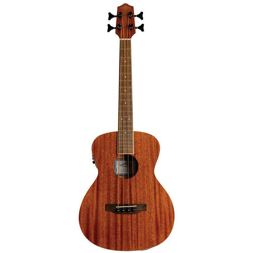 Lanikai Mahogany Series AC/EL Bass Ukulele in Natural Satin Finish