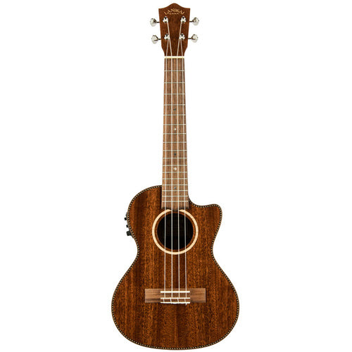 Lanikai Mahogany Series All Solid Tenor AC/EL Ukulele in Natural Gloss Finish