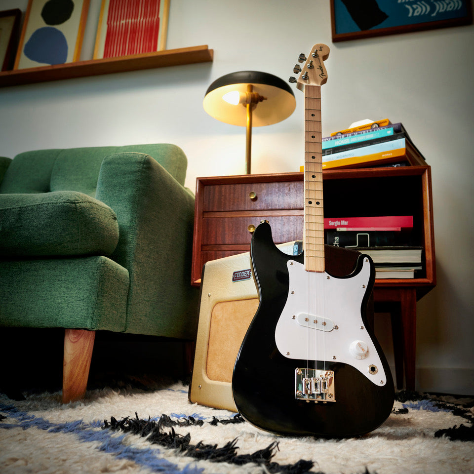 Fender X Loog Stratocaster by Loog Pro Electric in Black