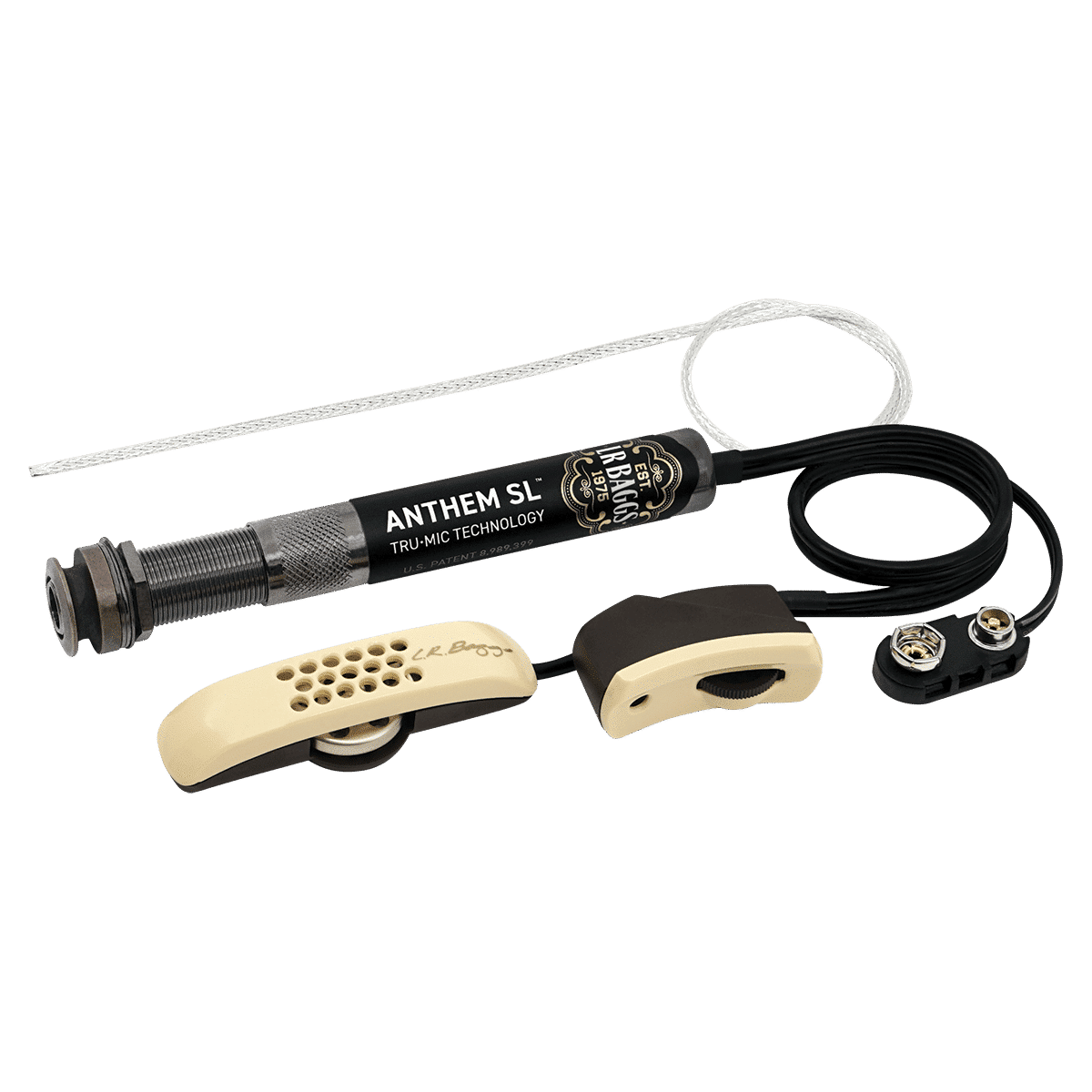 LR Baggs ANTHSL Anthem SL Acoustic Guitar Pickup System with Element & Microphone