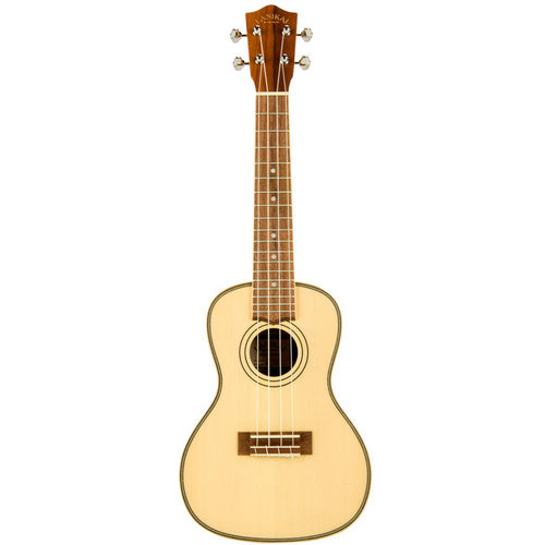 Lanikai Solid Spruce Top Series Concert Ukulele in Natural Satin Finish