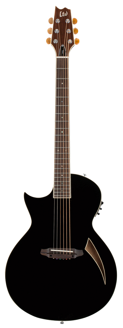 ESP LTD TL-6 LEFT HAND TRANDUCER ELECTRIC BLACK