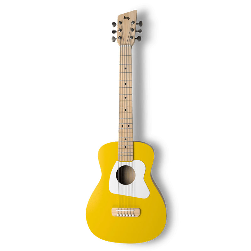 Loog Pro VI Acoustic Guitar in Yellow - Best 1st Guitar for Kids