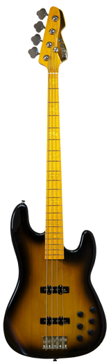 Markbass GV4 GLOXY Bass Guitar in Tobacco Sunburst