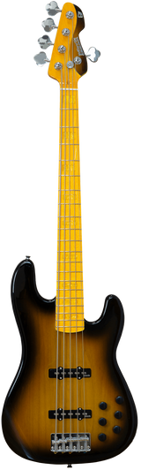 Markbass GV 5 GLOXY Bass Guitar in Tobacco Sunburst