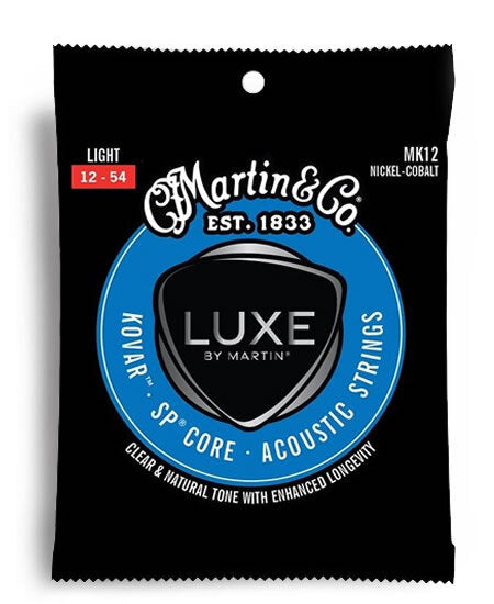 Martin Luxe Series Kovar SP Nickel Cobalt Light Guitar String Set (12-54)