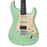 Mooer MSC10 ST-Style Electric Guitar in Surf Green