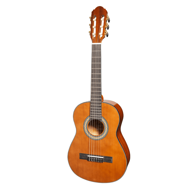 Martinez G-Series 1/2 Size Student Classical Guitar with Built In Tuner (Natural-Gloss)-MC-12GT-NGL