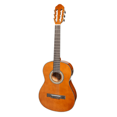 Martinez G-Series 3/4 Size Electric Classical Guitar with Tuner (Natural-Gloss)-MC-34GT-NGL