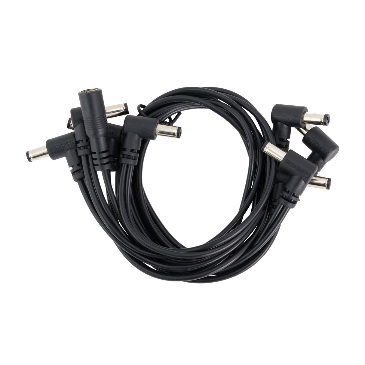 Mooer 8-Plug DC Daisy Chain Pedal Power Cable (Right-Angle Plugs)-MEP-PDC-8A