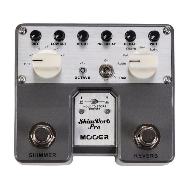 Mooer Shimverb Pro Reverb Dual Guitar Effects Pedal-MEP-SVPRO