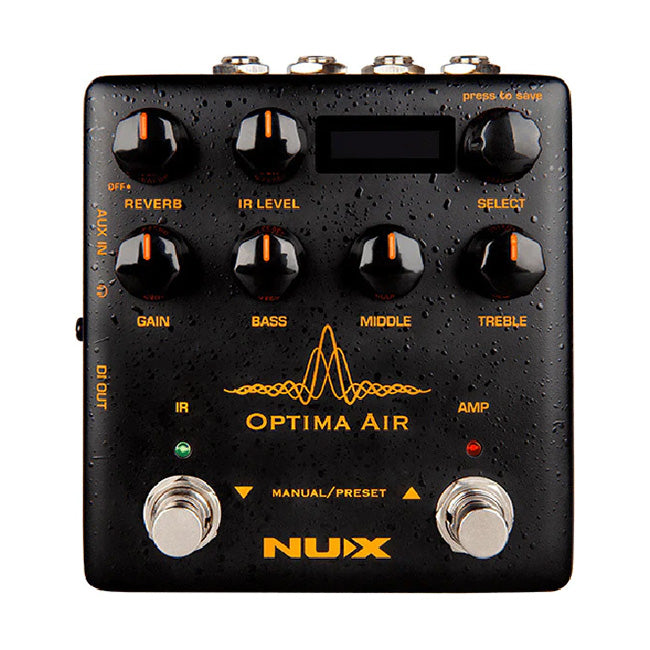 NU-X Verdugo Series Optima Air Acoustic Simulator & IR Loader Pedal