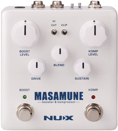 NU-X Verdugo Series Masamune Analog Compressor & Booster Pedal