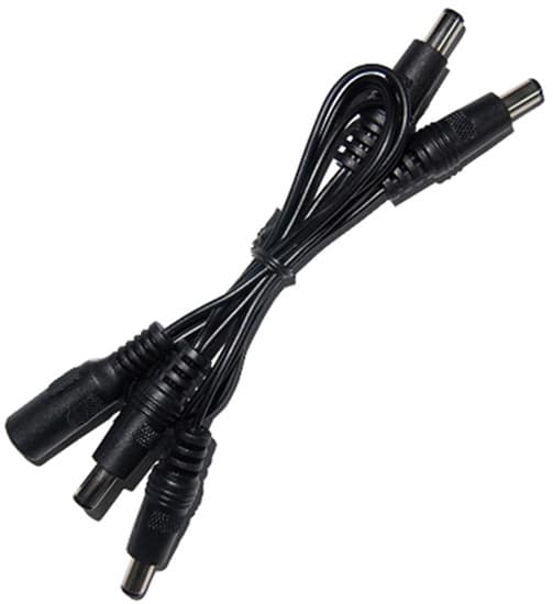 NU-X Power to 5-Pedals Daisy Chain Cable with Straight Plugs