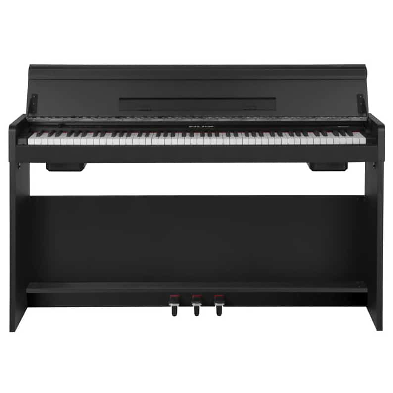 NU-X WK310 Upright 88-Key Digital Piano with Flip-Top in Black Finish