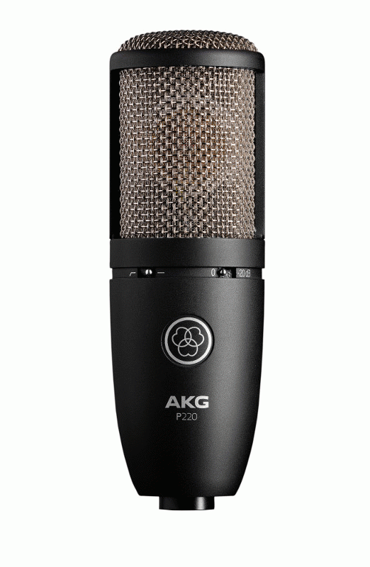 AKG P220 LARGE DIAPHRAGM TRUE CONDENSER MIC