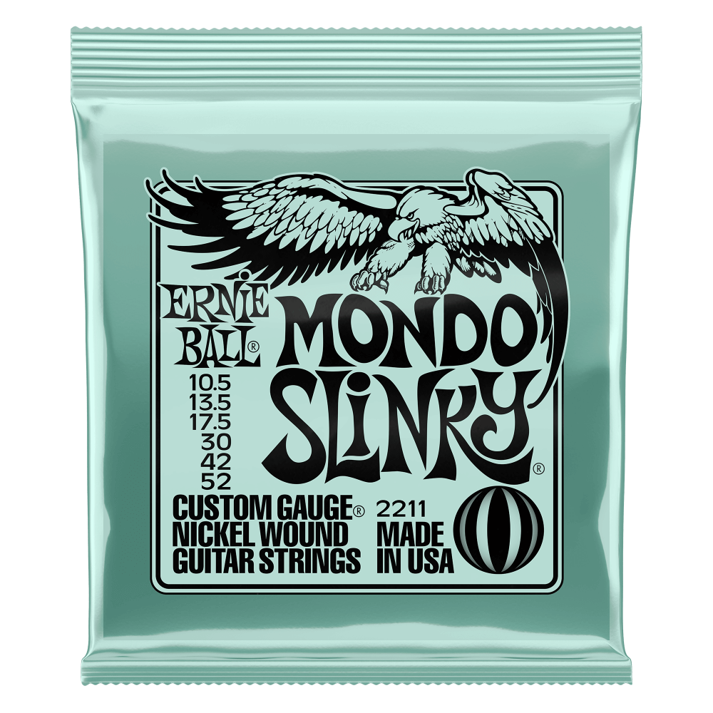 Ernie Ball Mondo Slinky Nickel Wound Electric Guitar Strings 10.5 - 52 Gauge