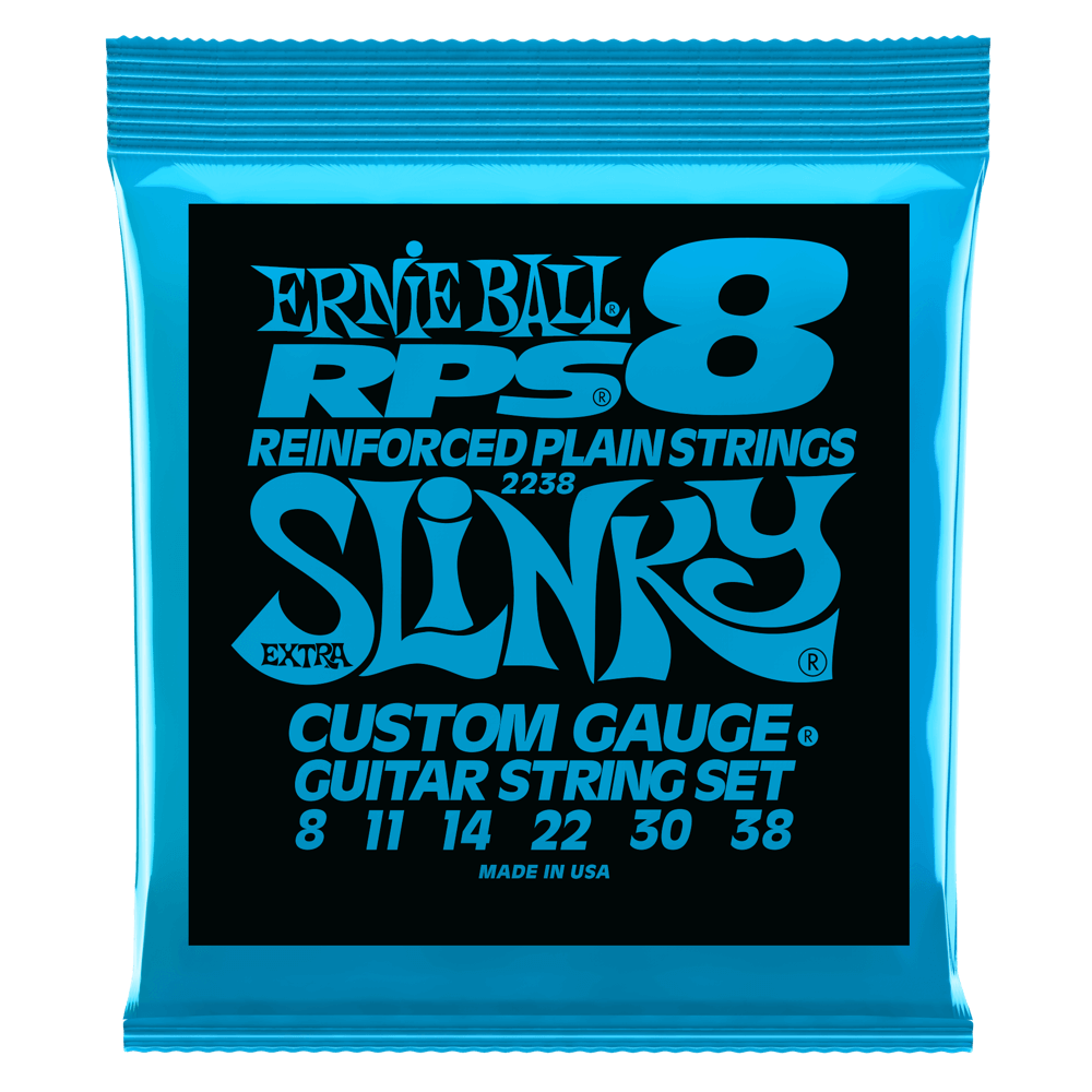 Ernie Ball Extra Slinky RPS Nickel Wound Electric Guitar String, 8-38 Gauge