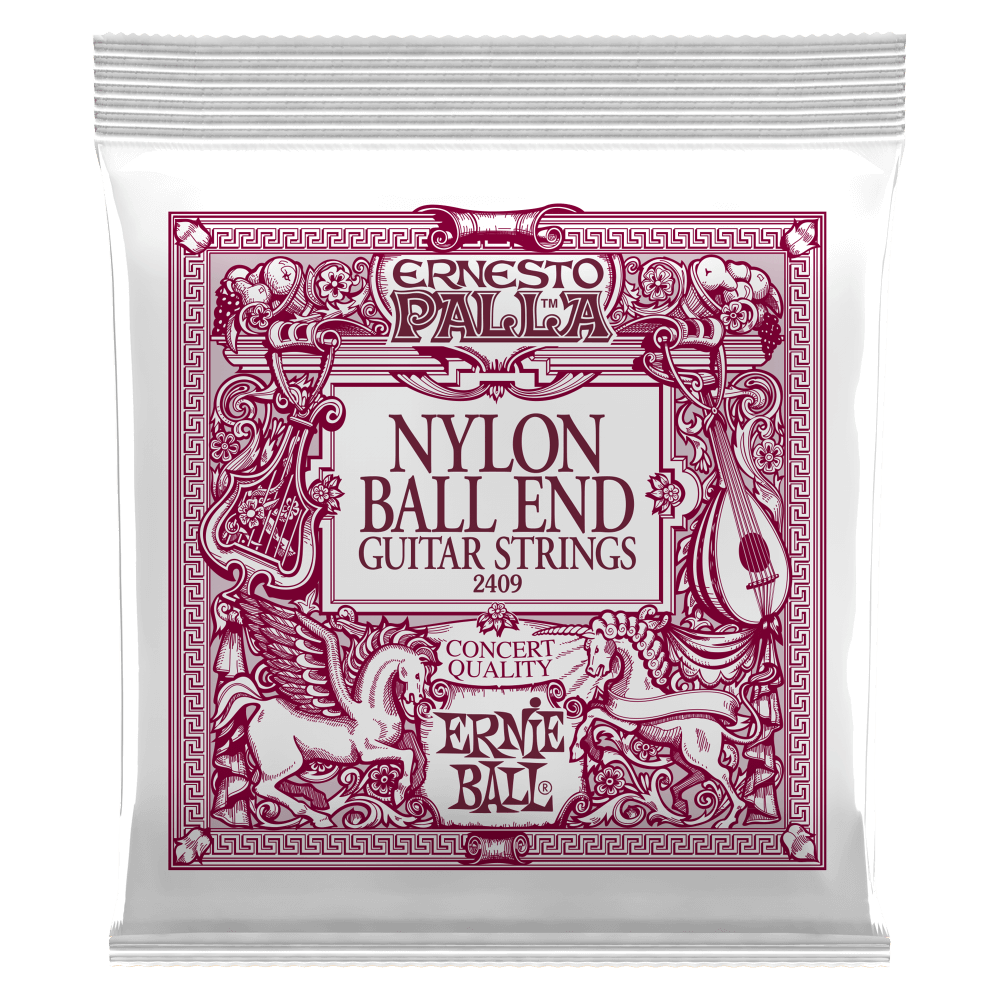 Ernie Ball Ernesto Palla Black and Gold Ball-End Nylon Classical Guitar String