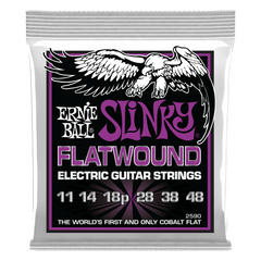 Ernie Ball Power Slinky Flatwound Electric Guitar Strings - 11 - 48 gauge