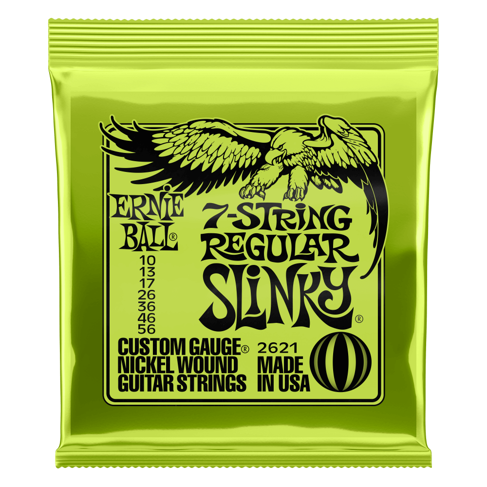 Ernie Ball Regular Slinky 7-String Nickel Wound Electric Guitar Strings