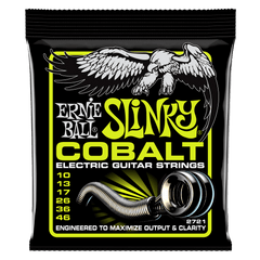 Ernie Ball Regular Slinky Cobalt Electric Guitar Strings, 10-46 gauge